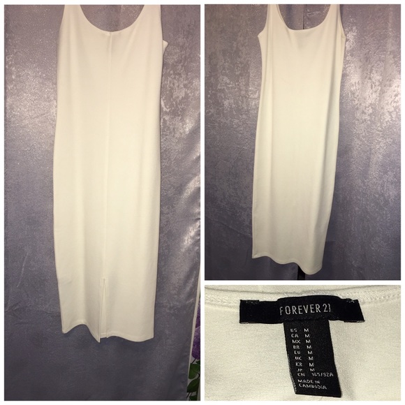White bodycon dress from Forever 21. - Picture 1 of 2